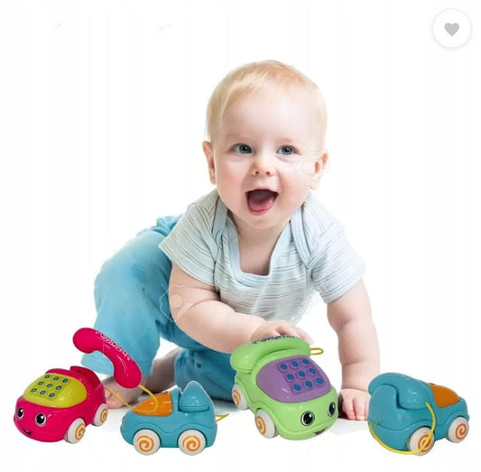 Friction Powered Phone Car