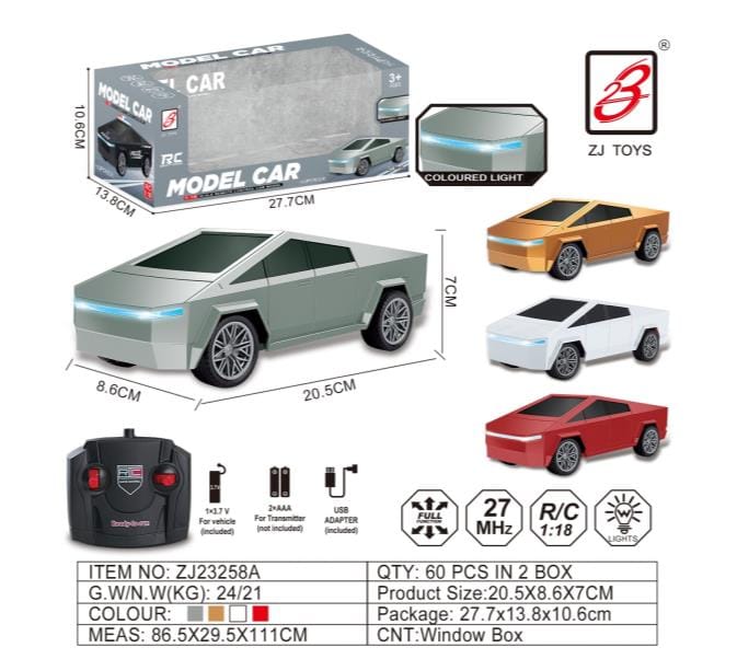 Cybertruck Remote Control Car - Multiple Colors