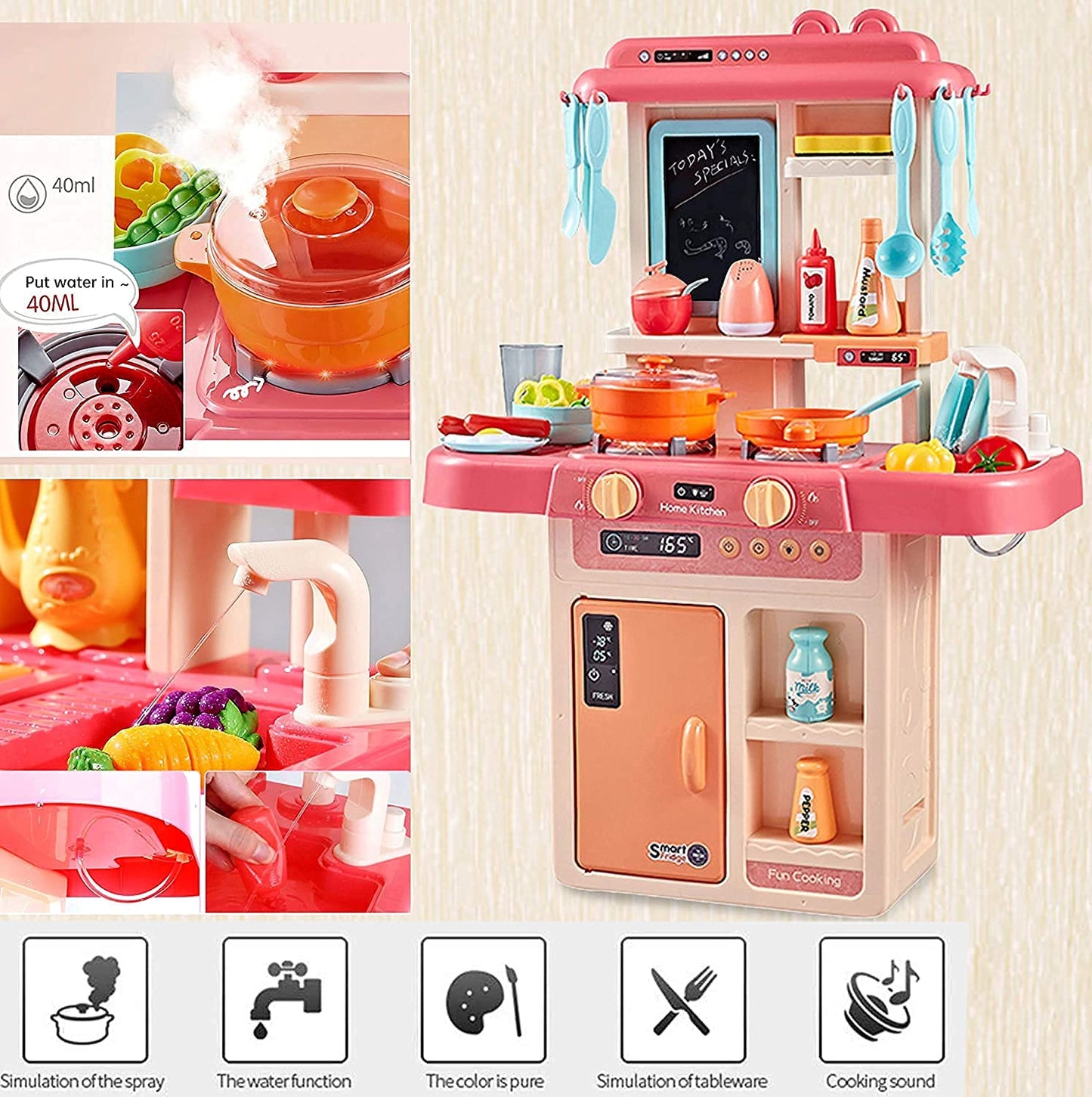 Kitchen Play Set 42 Piece