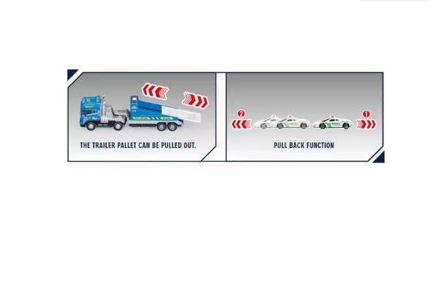 Police Truck carrier  Light & Sounds