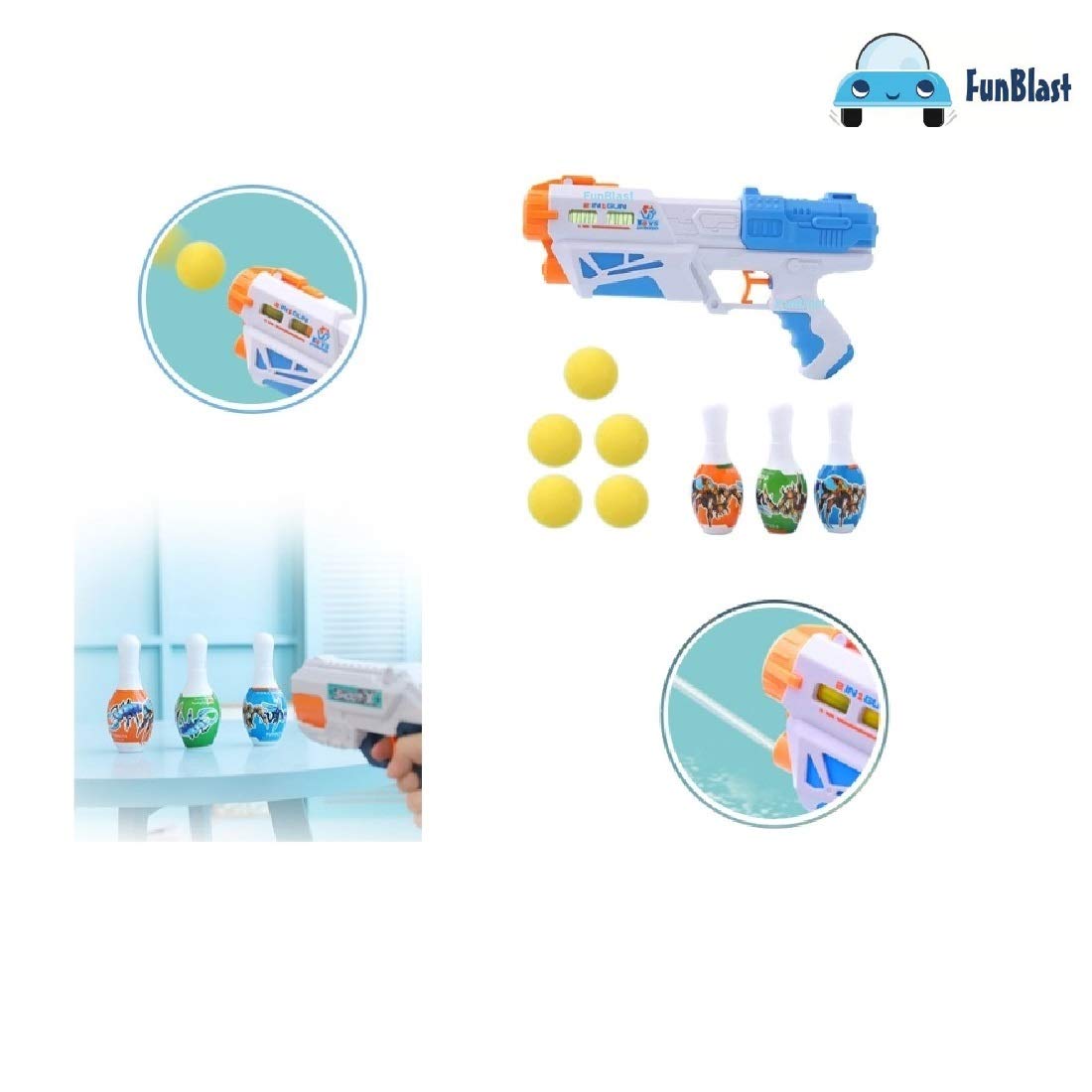2 in 1 Ball Water Shoot Magic Blaster