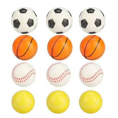 Soft Foam Sponge Balls (Pack of 12 )