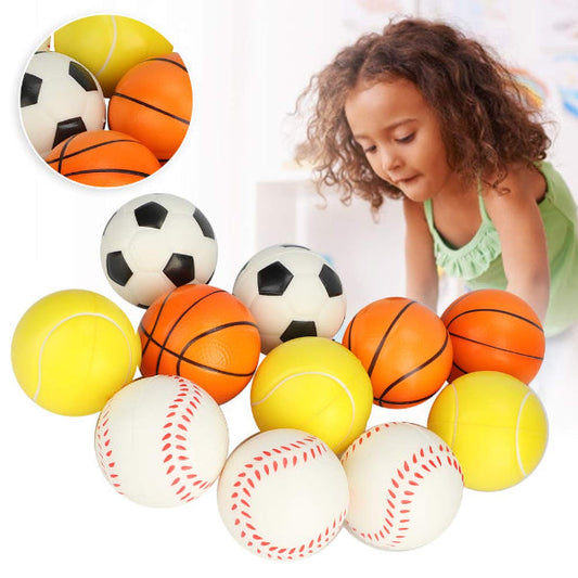 Soft Foam Sponge Balls (Pack of 12 )