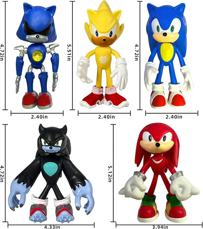 Pack of Cute Sonic Action Figures